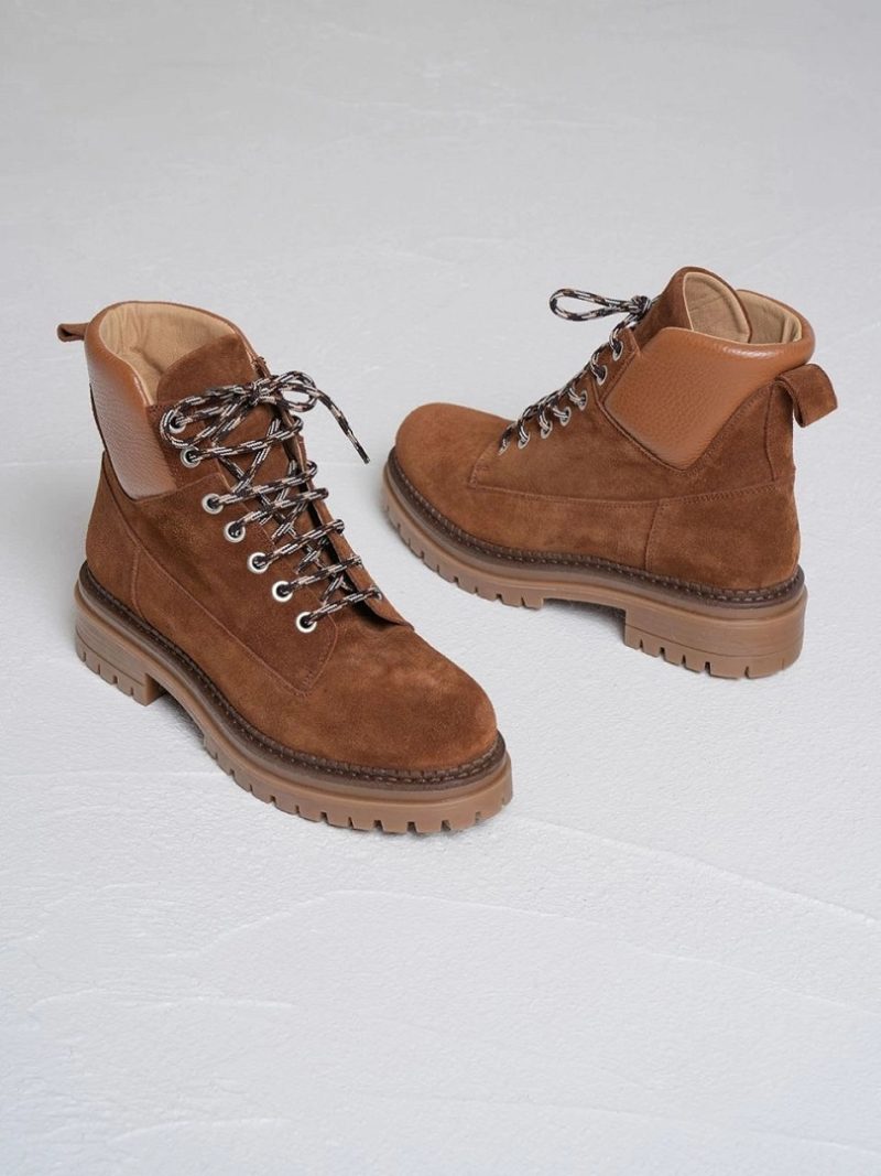 indiandcold trekking suede boots leather sketchshop