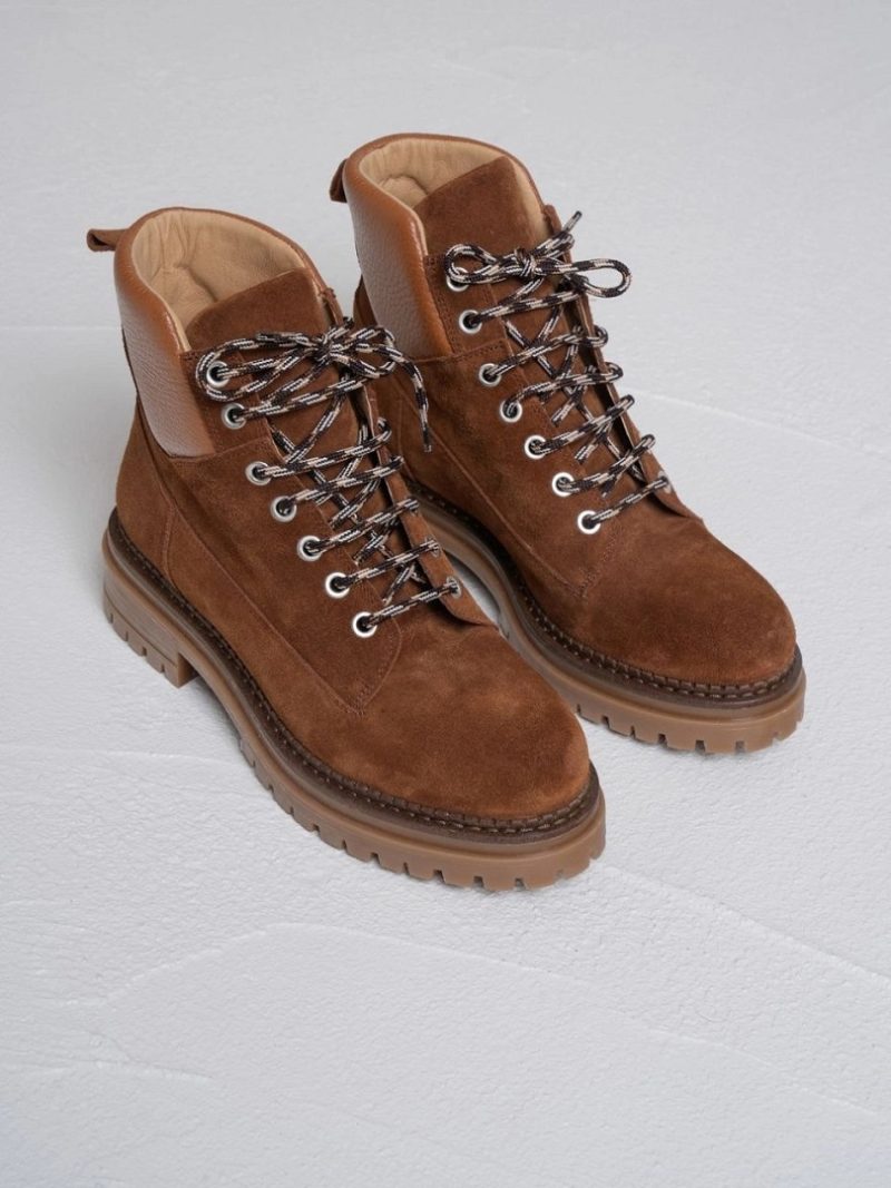 indiandcold trekking suede boots leather sketchshop