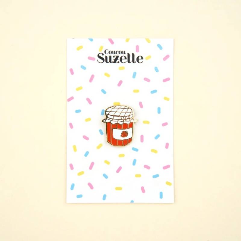 coucou suzette jam jar pin sketchshop