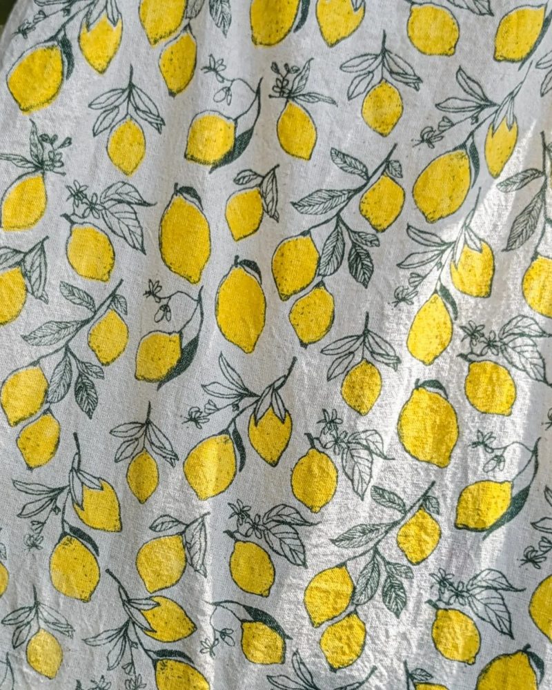 petit manou lemons totebag sketchshop