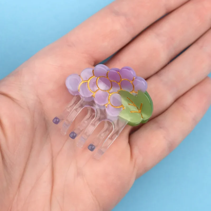 coucou suzette grape mini hair claw sketchshop