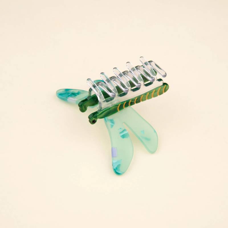 coucou suzette green dragonfly hair claw sketchshop