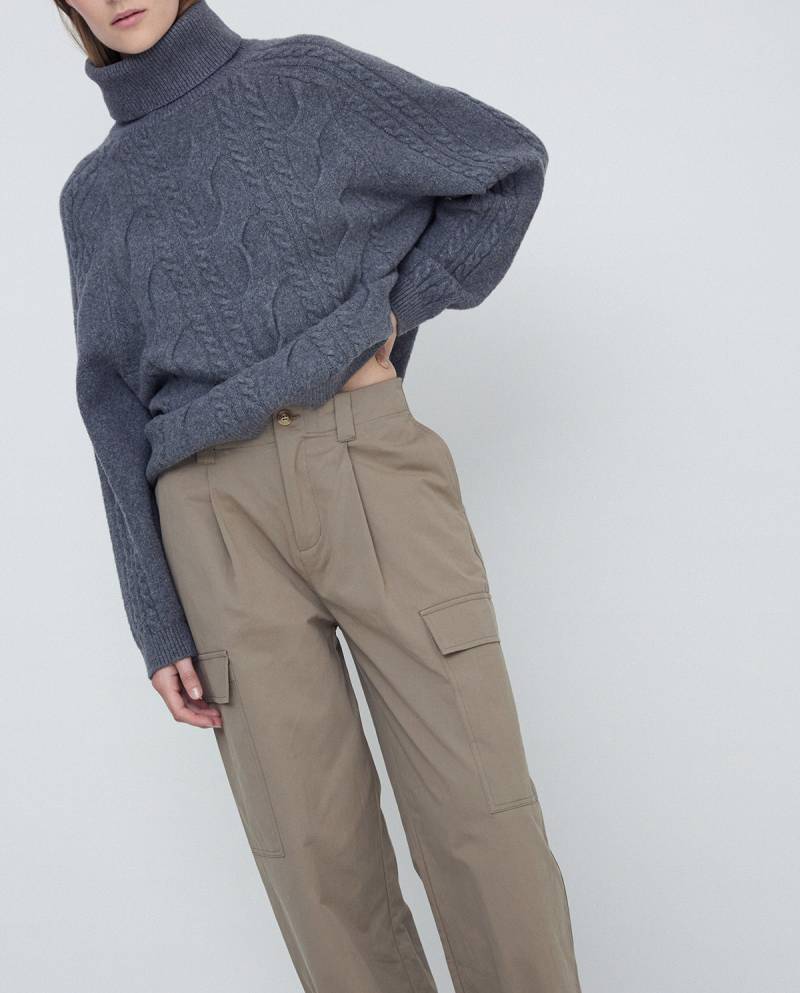 yerse cargo trousers khaki sketchshop