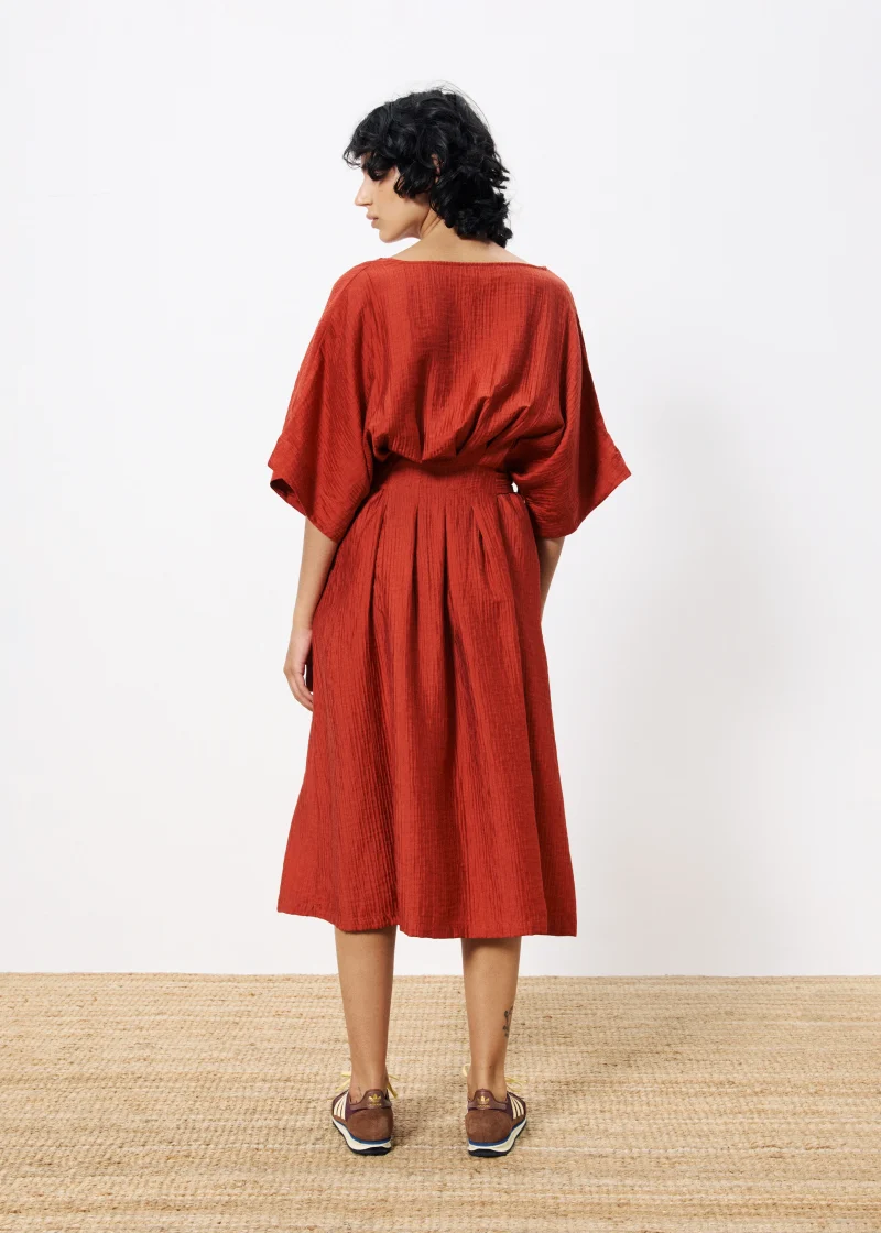 frnch nickie robe brique sketchshop