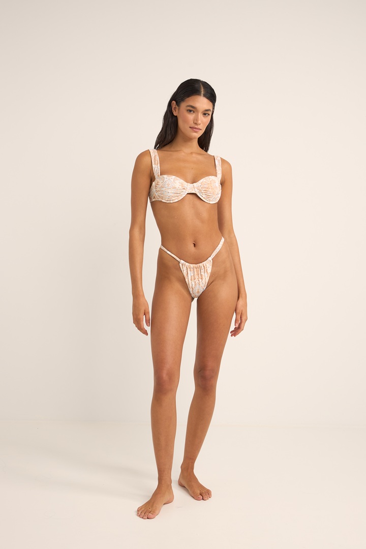 rhythm jean paisley soft strap balconette top vintage white sketchshop