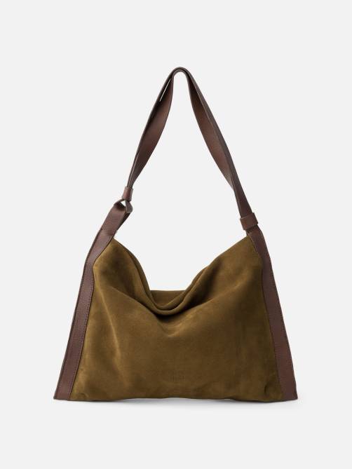 biba beaver shoulder bag khaki sketchshop