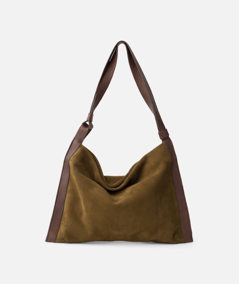 biba beaver shoulder bag khaki sketchshop