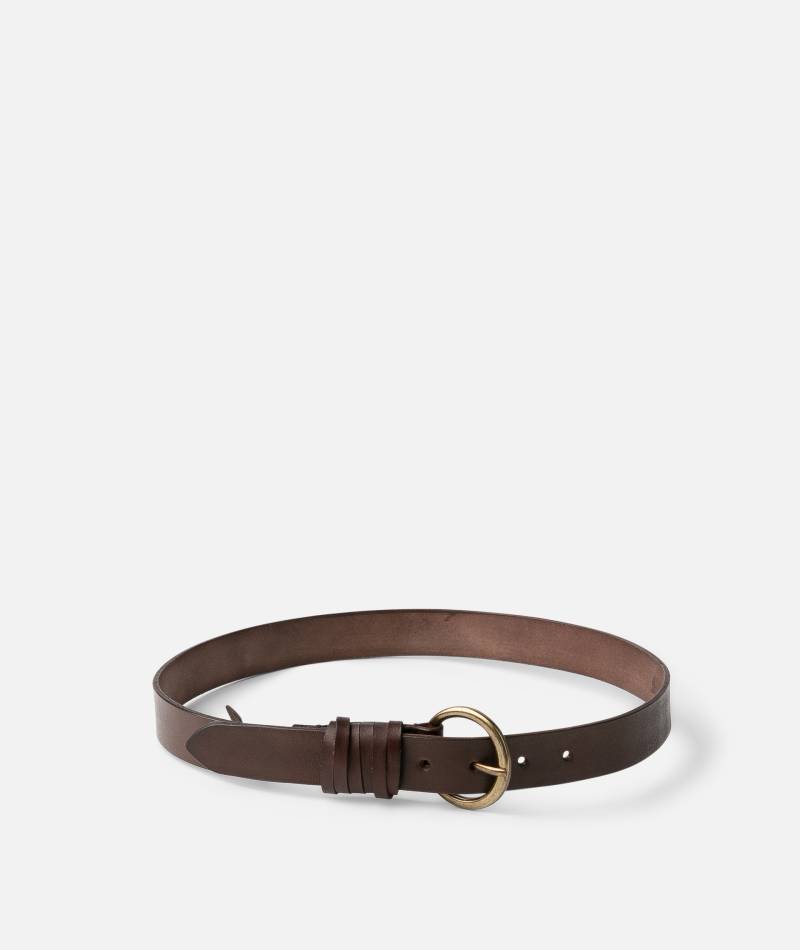 biba homer thin leather belt light brown sketchshop