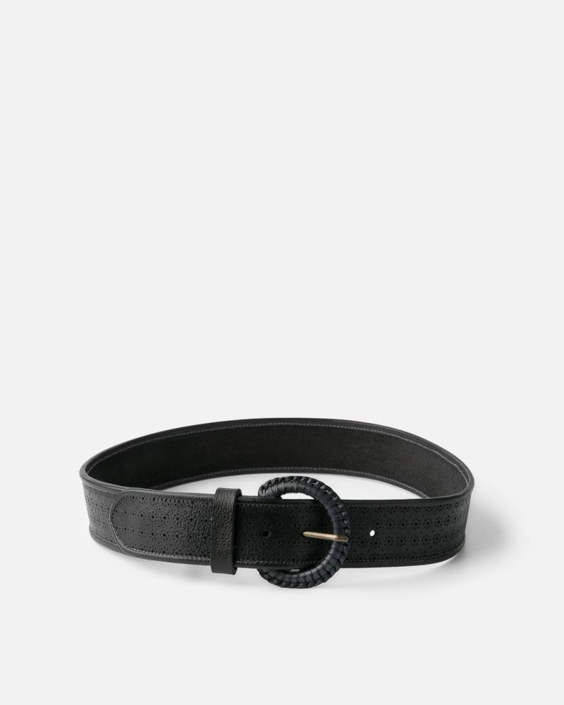 biba sewards leather belt black sketchshop