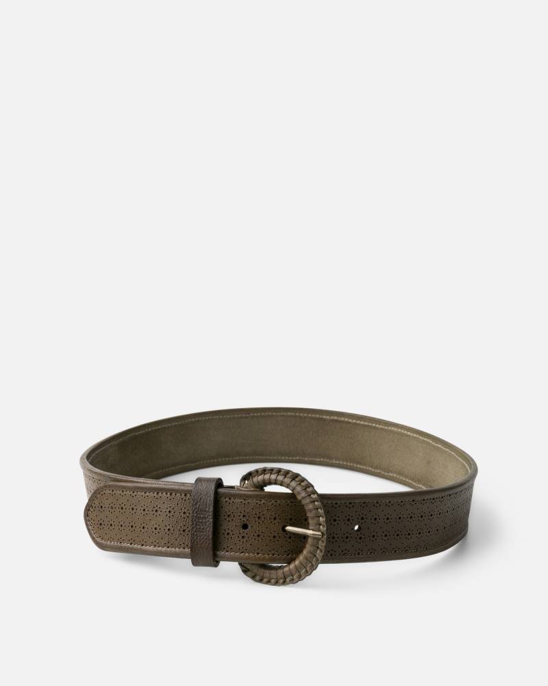 biba sewards leather belt khaki sketchshop