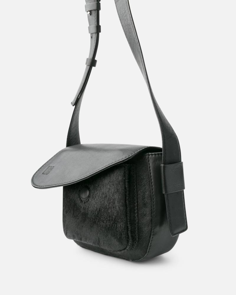 biba blunt pony skin cross bag black sketchshop