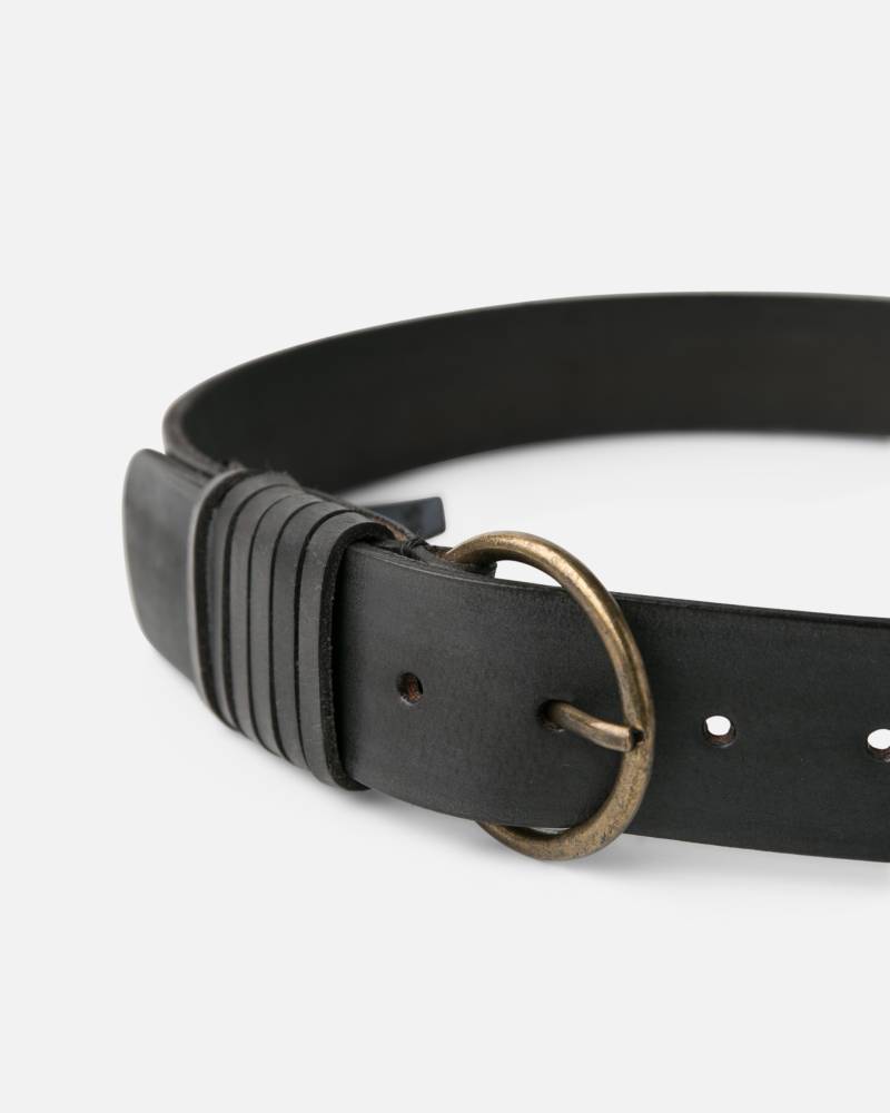 biba homer leather belt black sketchshop