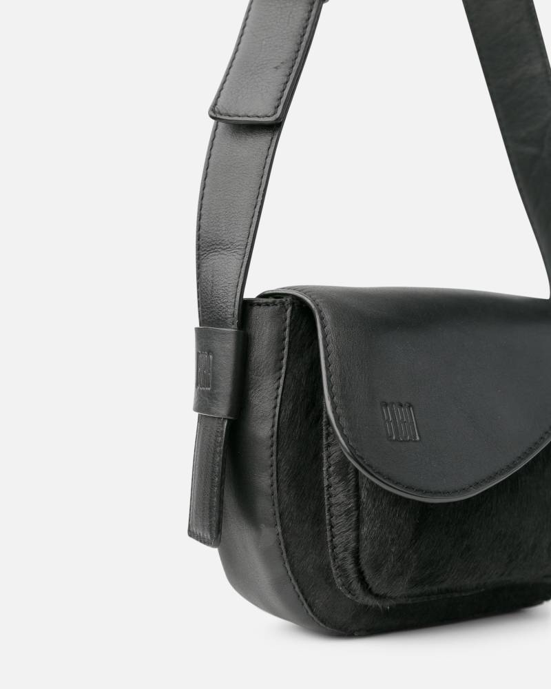 biba blunt pony skin cross bag black sketchshop