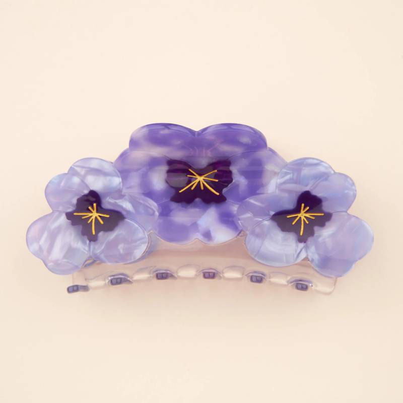 coucou suzette pansies trio hair claw sketchshop