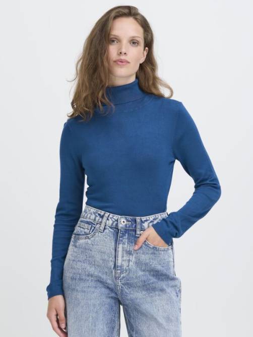 ichi ihmafa pullover navy peony sketchshop