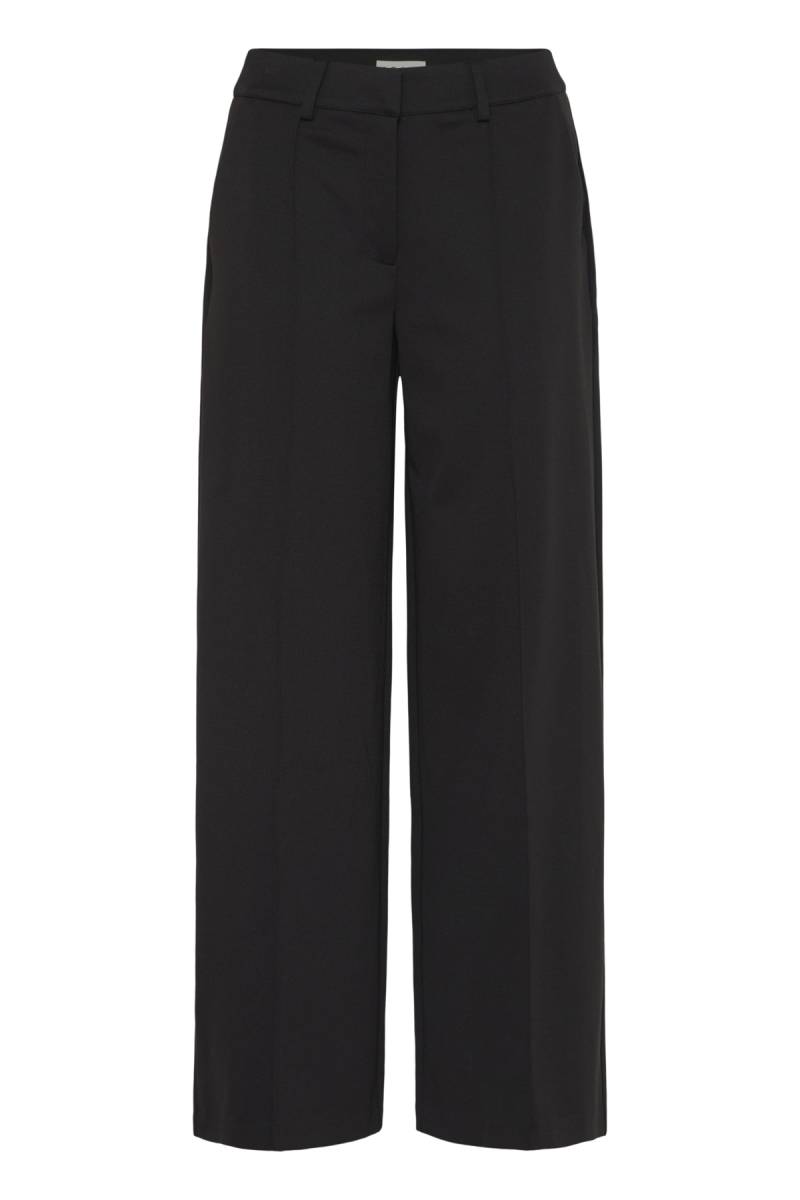 ichi ihkate wide trousers black sketchshop