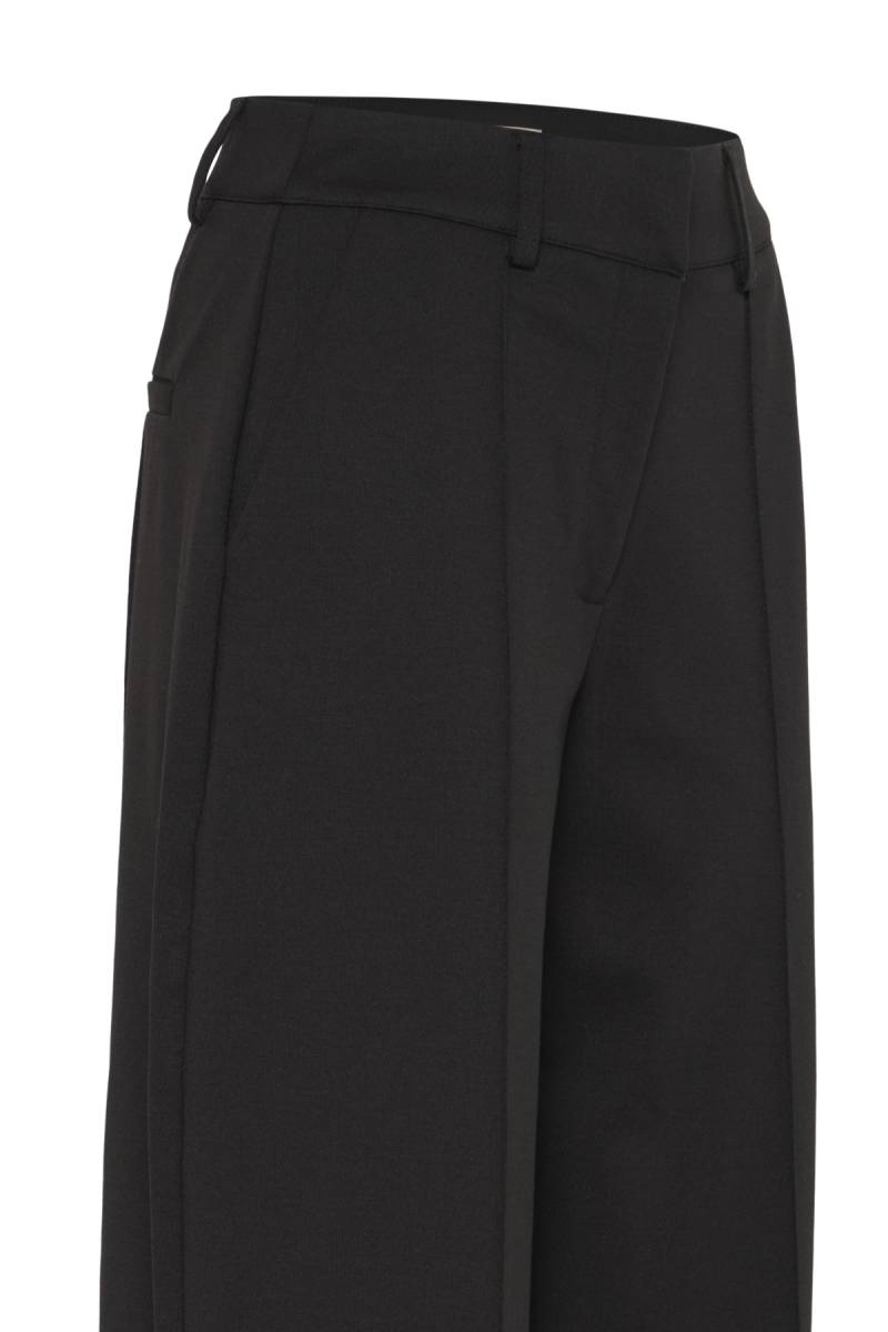 ichi ihkate wide trousers black sketchshop