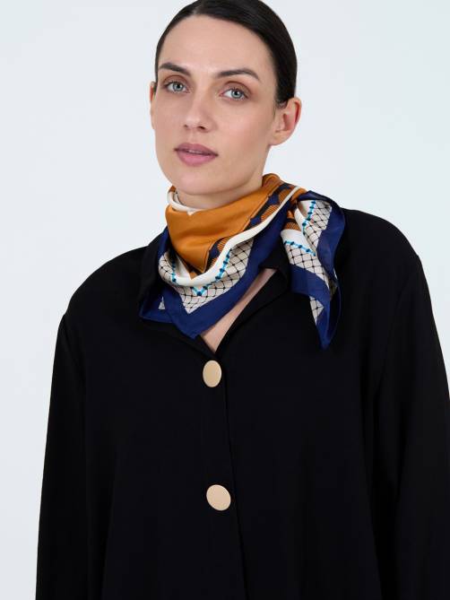 skatie square satin scarf ivory sketchshop