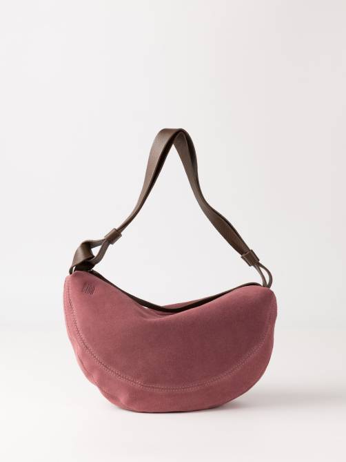 biba beaver hobo bag mauve sketchshop