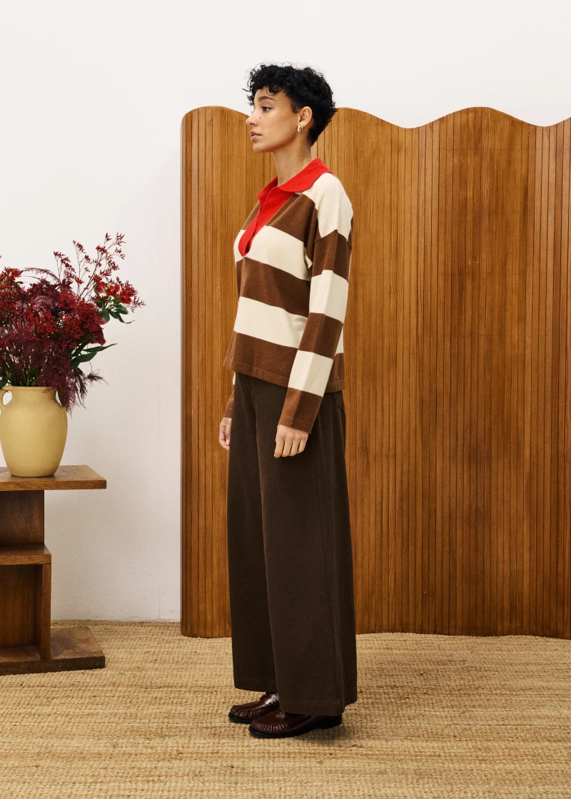 frnch colchique pull marron glace sketchshop