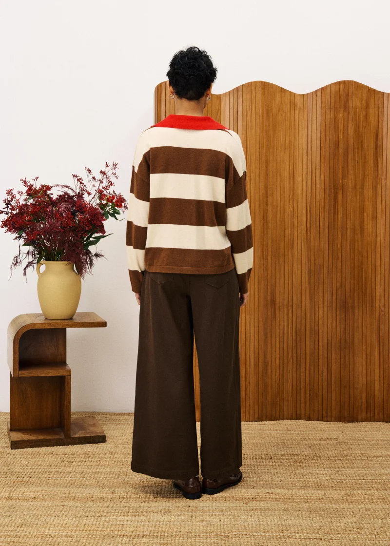 frnch colchique pull marron glace sketchshop