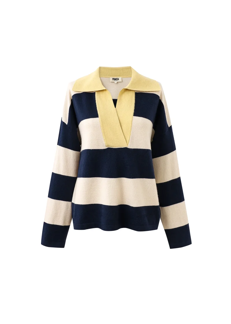 frnch colchique pull bleu marine sketchshop
