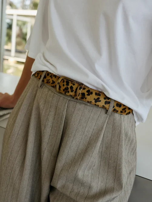 indiandcold horsehide belt camel sketchshop