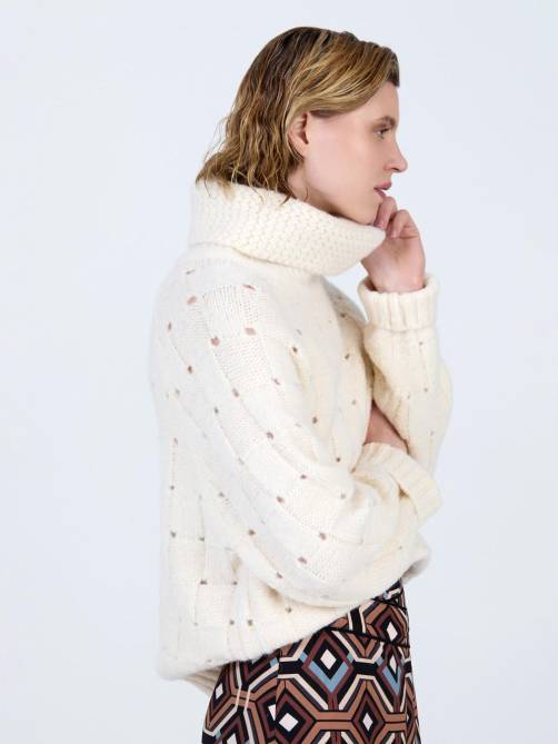 skatie weft knitted sweater ivory sketchshop