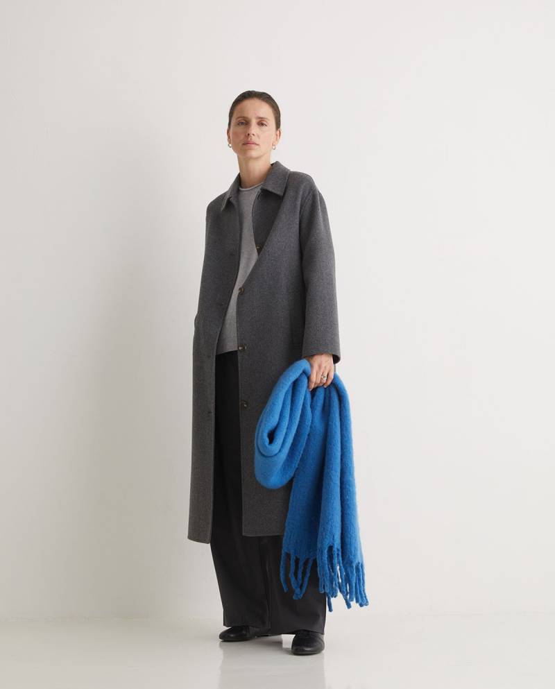 yerse grey wool blend long coat sketchshop