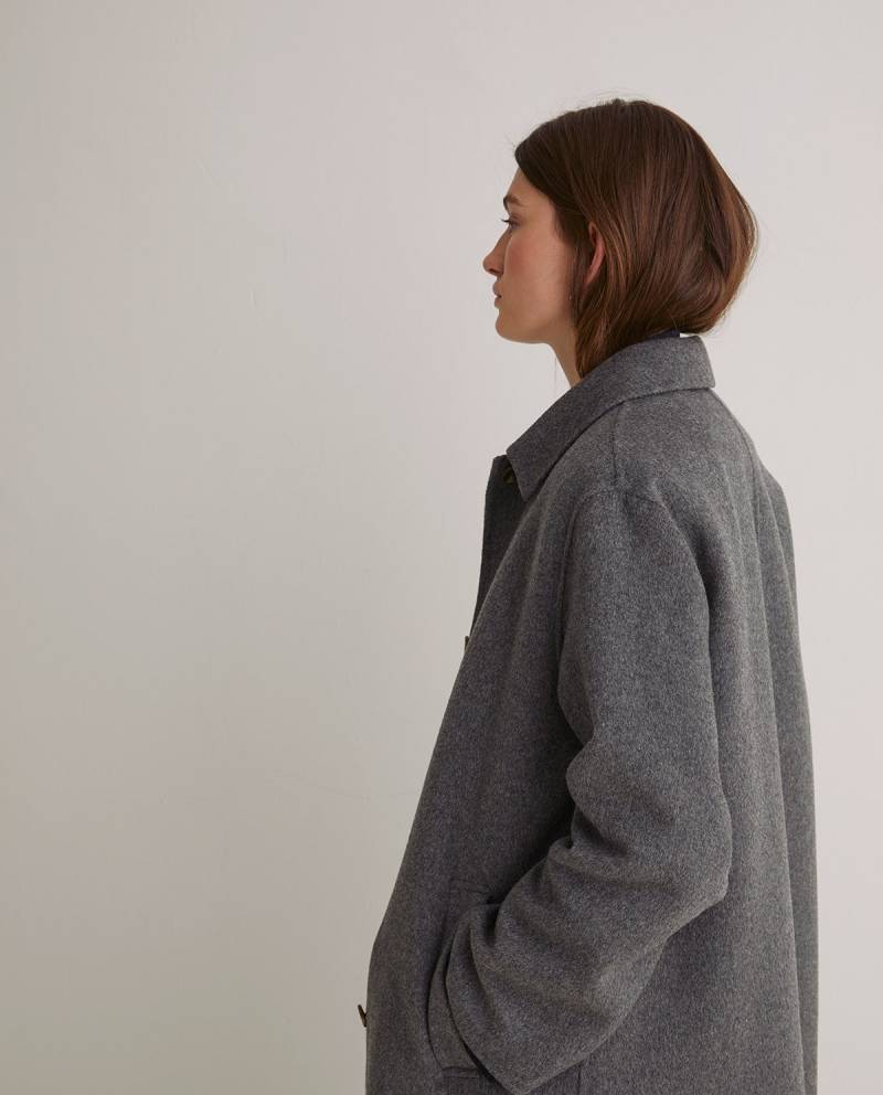 yerse grey wool blend long coat sketchshop