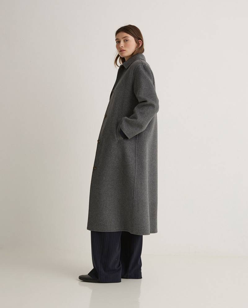 yerse grey wool blend long coat sketchshop