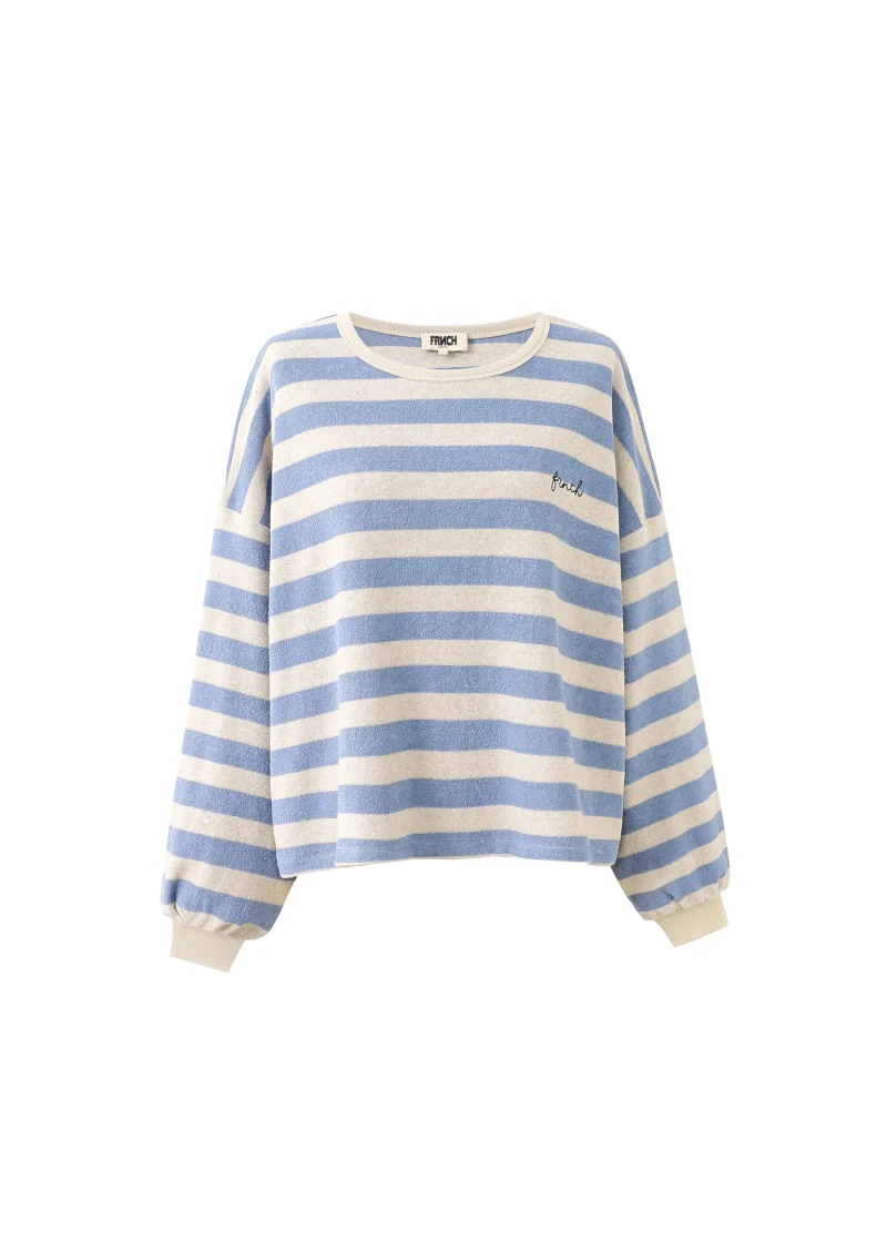 frnch iris light blue sweatshirt sketchshop