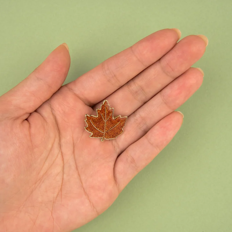 coucou suzette maple leaf pin sketchshop
