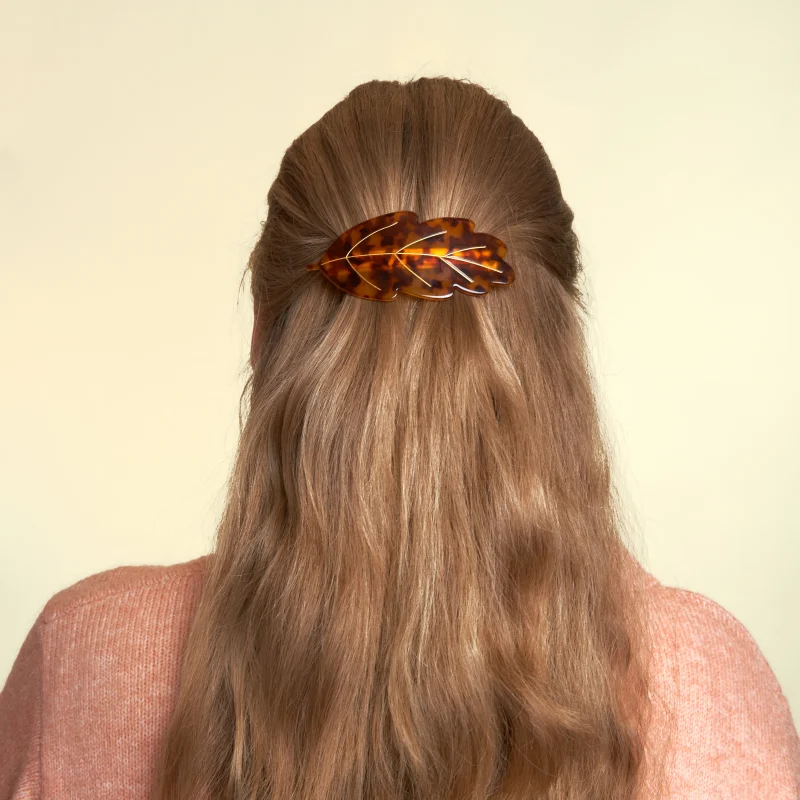 coucou suzette leaf french barrette sketchshop