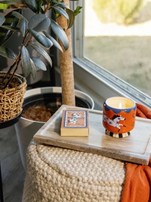 paddywax horse ceramic soy candle sienna sunset sketchshop