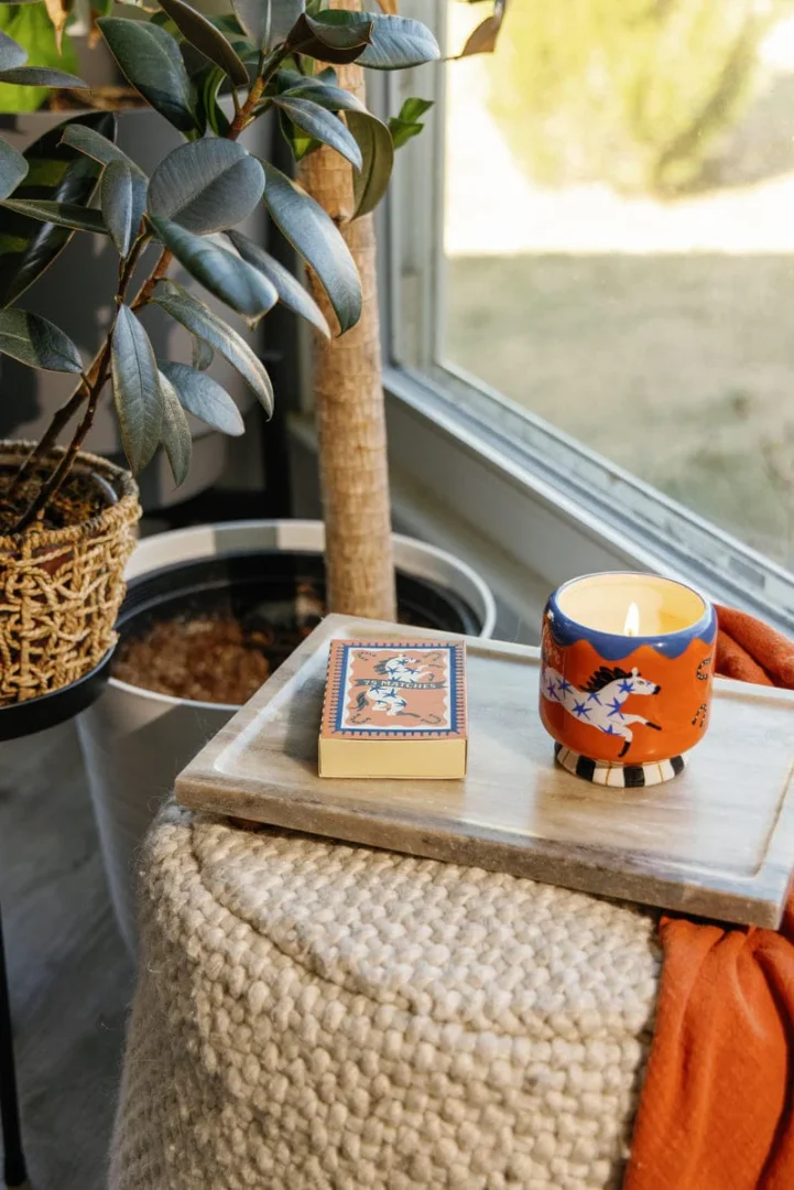 paddywax horse ceramic soy candle sienna sunset sketchshop