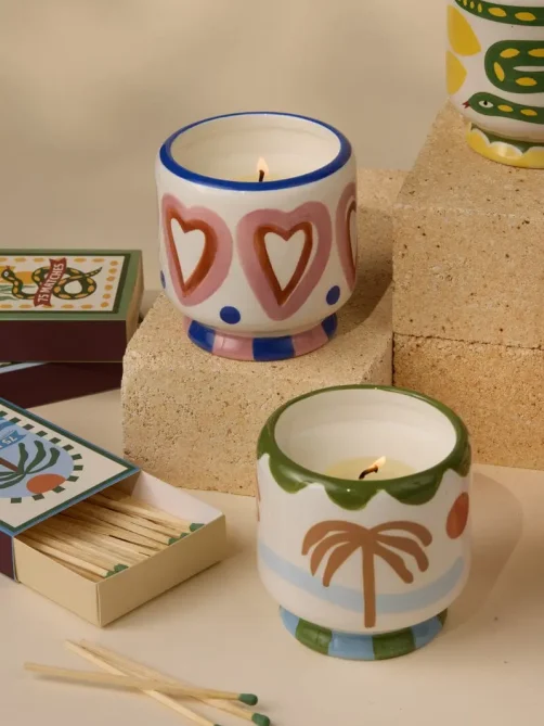paddywax adopo ceramic soy candle palm tree sketchshop