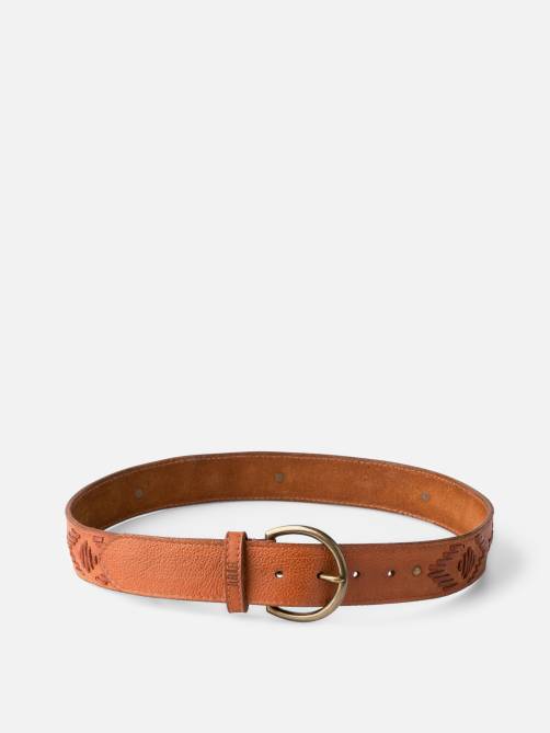 biba bayron leather belt tan sketchshop
