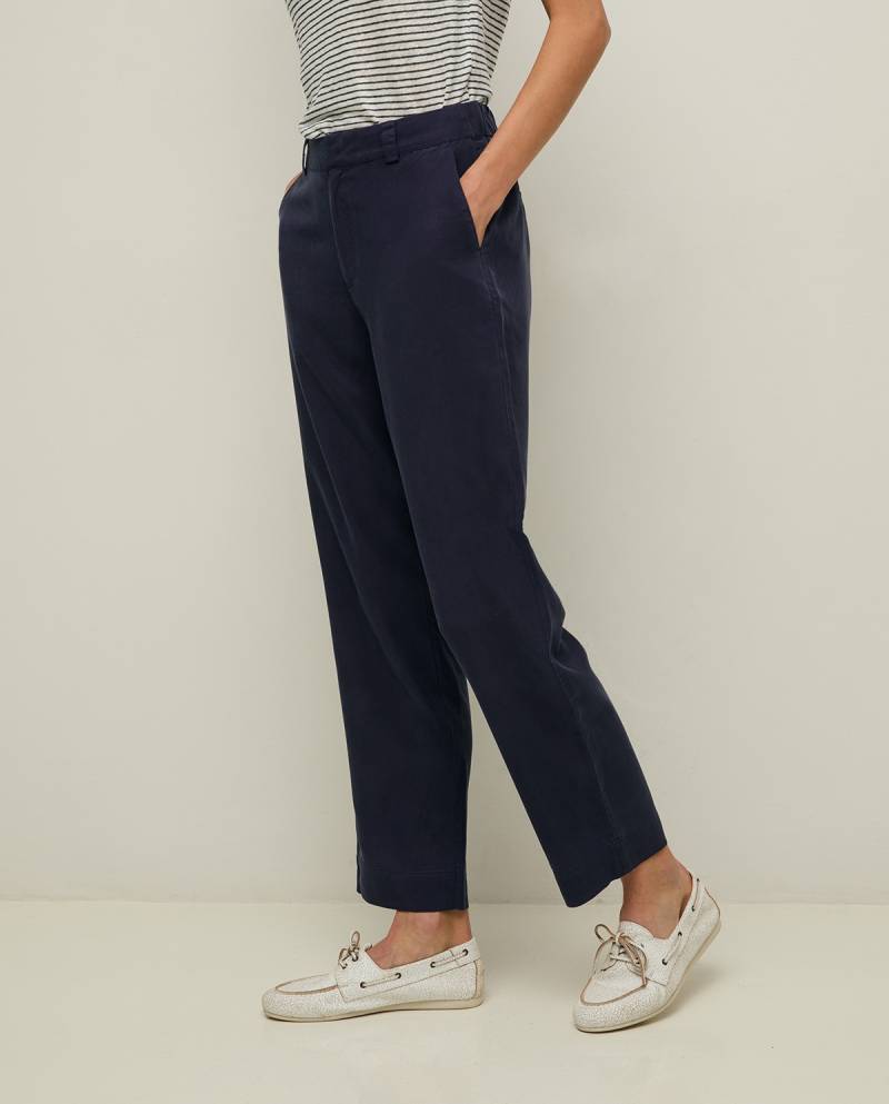 yerse straight tencel trousers blue sketchshop