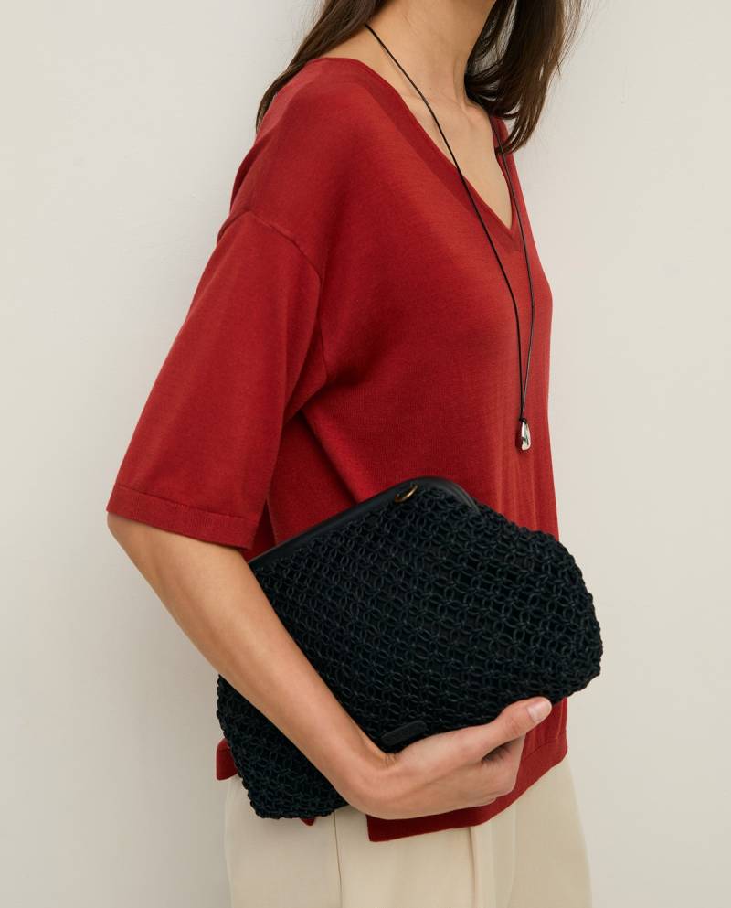 yerse short sleeve vneck sweater red sketchshop