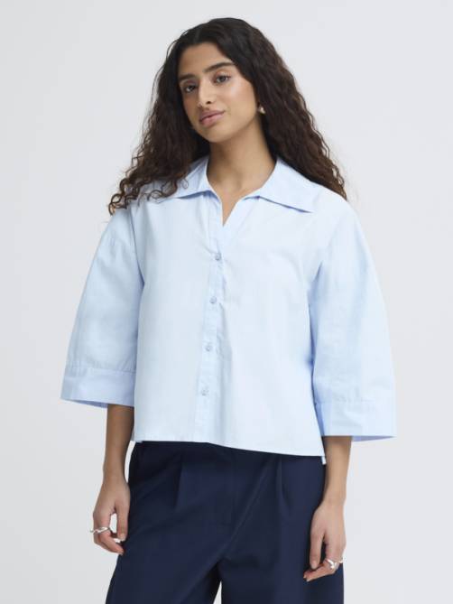 ichi ihluanne shirt floaty blue sketchshop