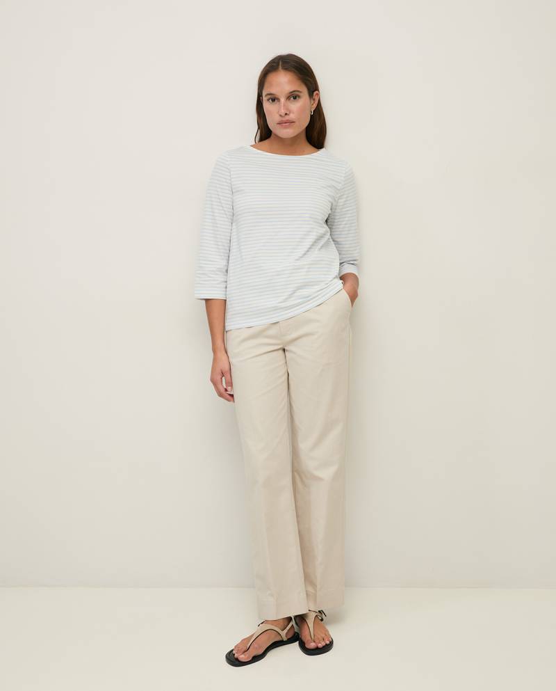 yerse pleated tailored trousers ecru sketchshop