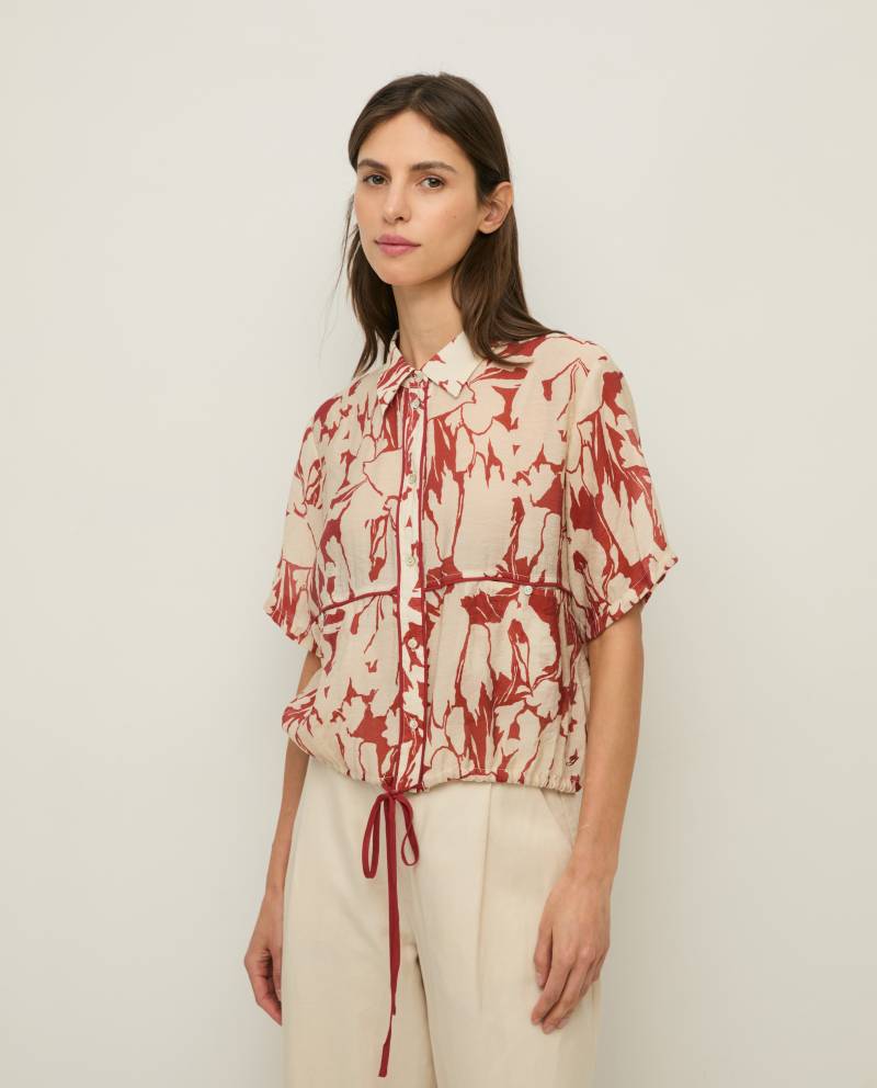 yerse floral print blouse red sketchshop