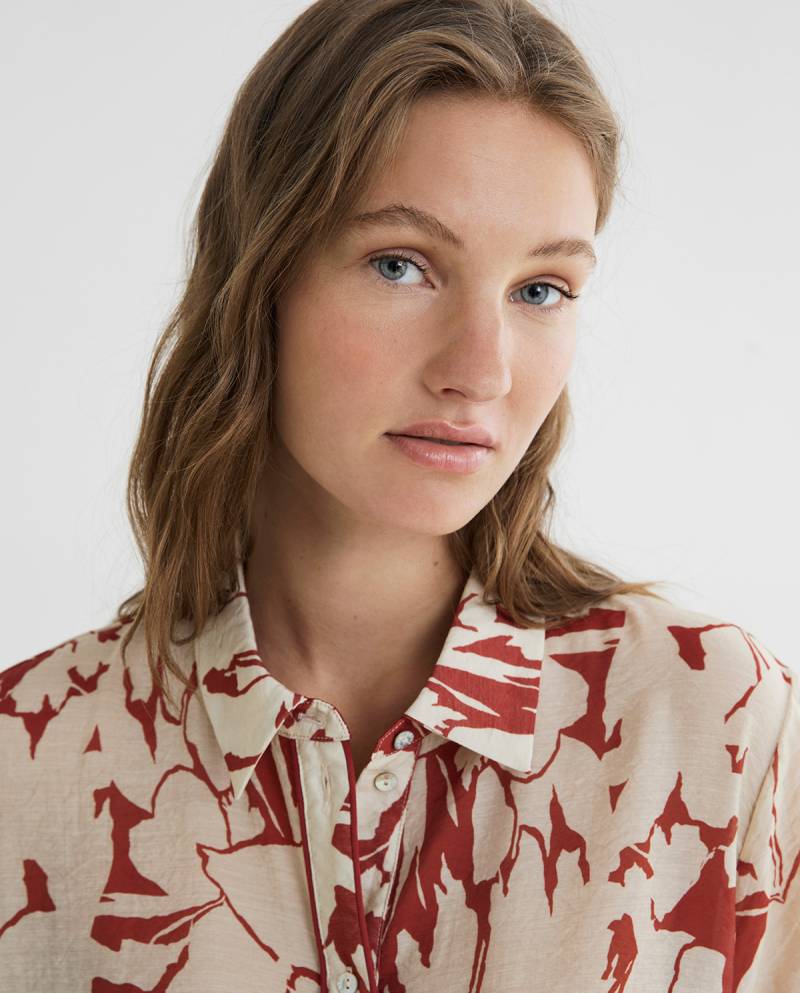 yerse floral print blouse red sketchshop