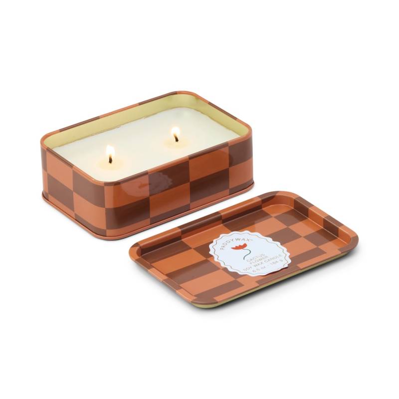 paddywax tin candle cactus flower sketchshop