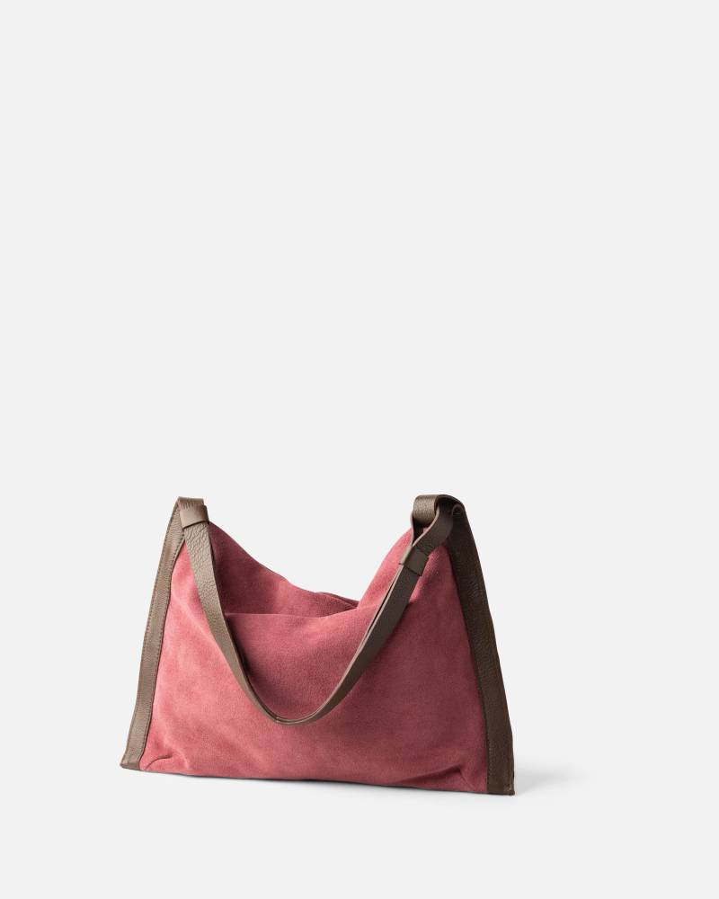 biba beaver shoulder bag mauve sketchshop