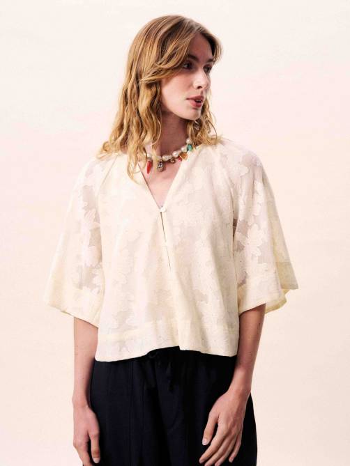 frnch maresias blouse cream sketchshop