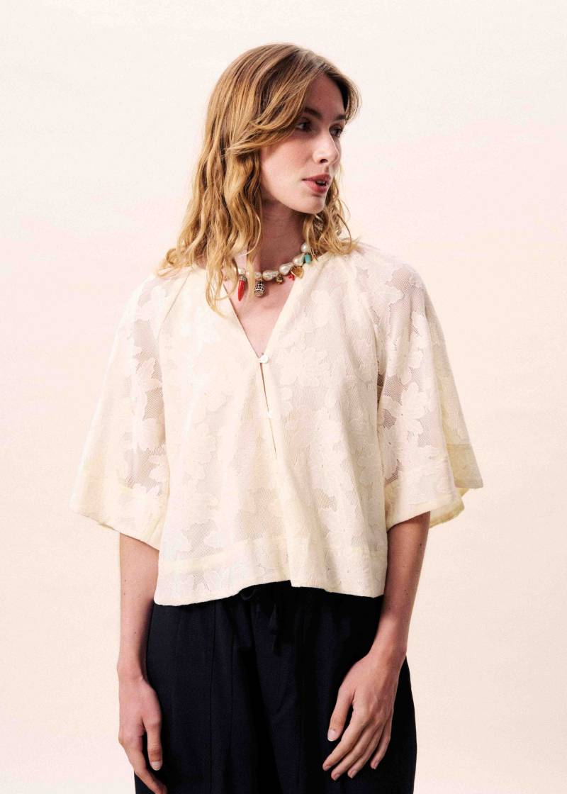 frnch maresias blouse cream sketchshop