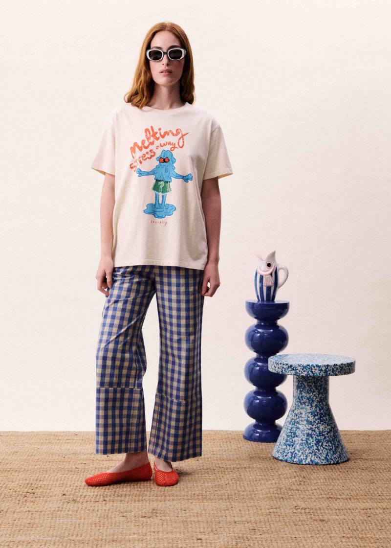 frnch maris pantalon bleu azur sketchshop