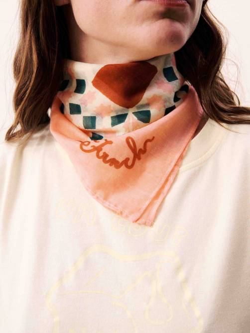 frnch yumbilla foulard rose pale sketchshop